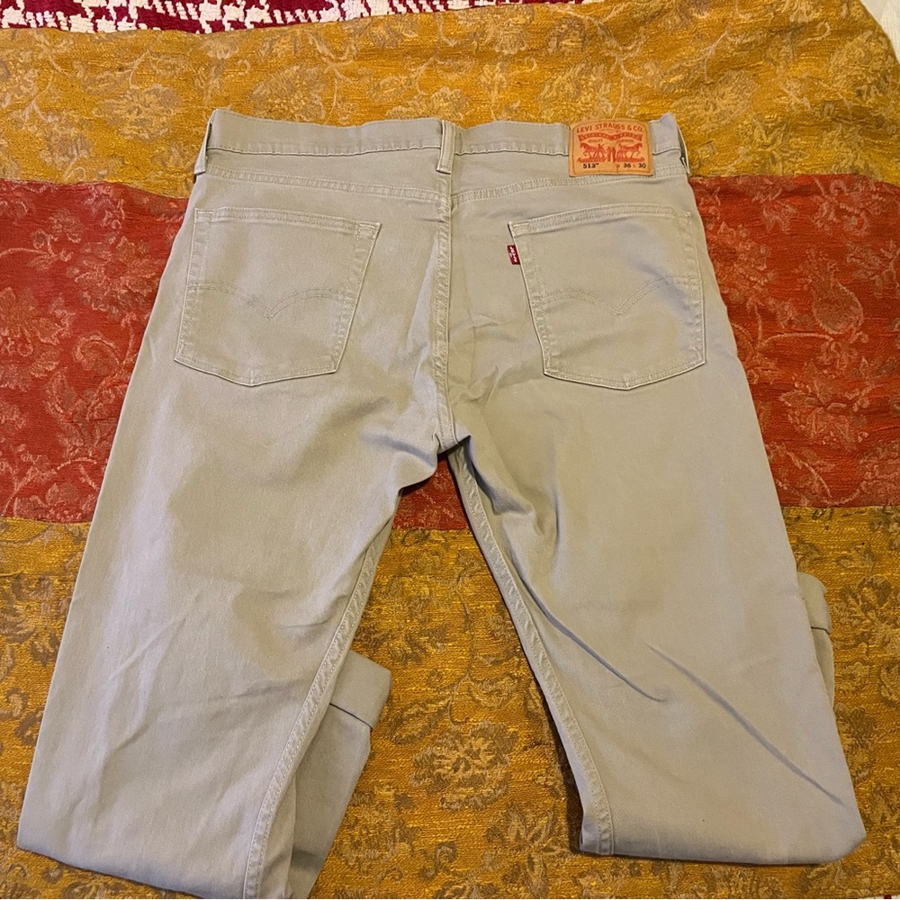Levi's Gray Slim Straight Jeans